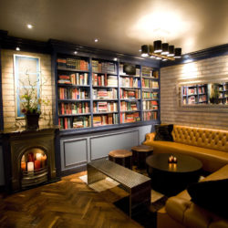 luxury basements - home library